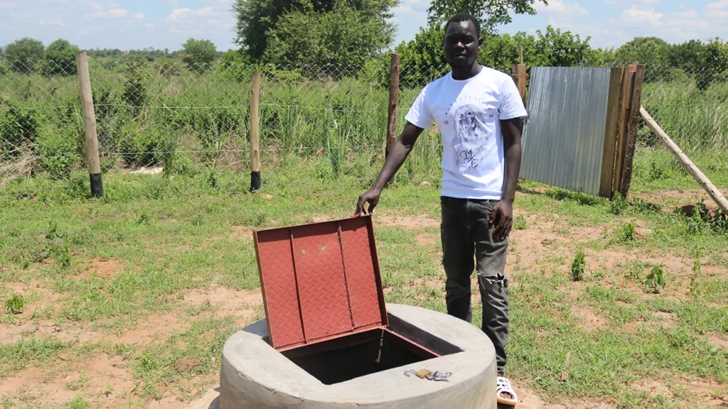 Chandiga William a Farmer From Adjumani District a Beneficiary of SunCulture Uganda