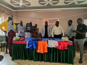 Netherlands Based West Nile Boxer Farouk Daku Malingumu Donates Boxing Kits to Arua City Boxing Club