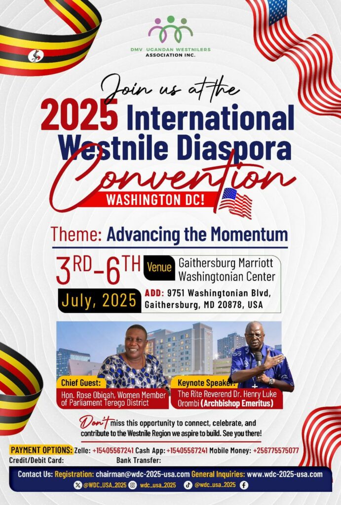 West Nile Diaspora to Convene in Washington D.C for 2025 International Convention