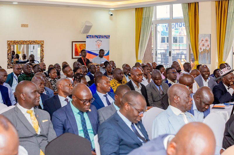 Some of the leaders in West Nile during the budget consultative workshop at Hotel Le Confidentiel on Monday. COURTESY PHOTO