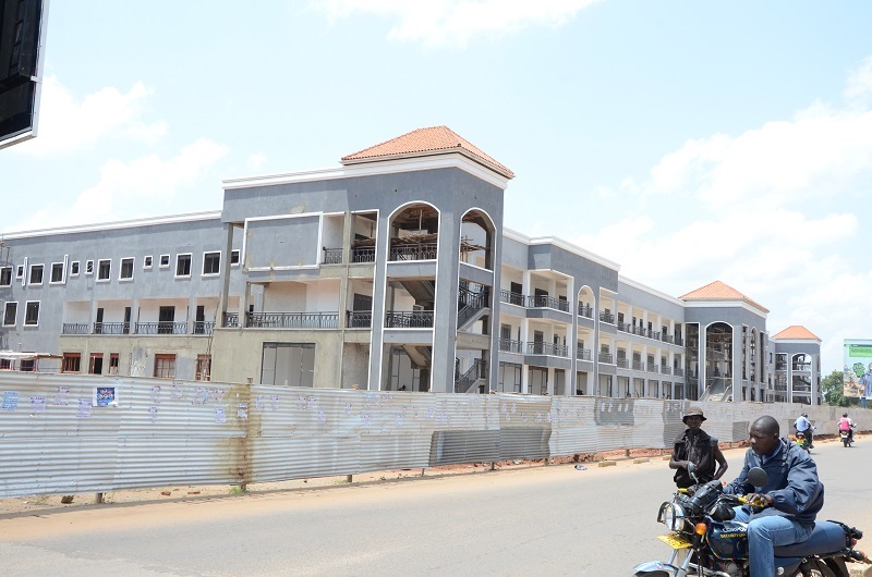 The stalled Arua Hill stadium and business park.