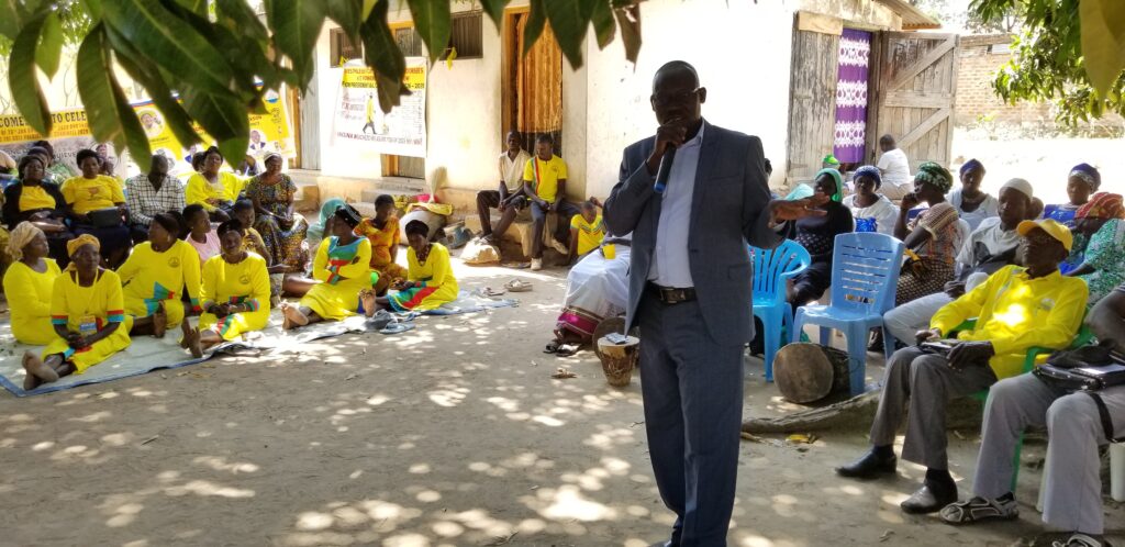 MP Atima while addressing the members of West Nile Effort for Museveni about Todwong's coming.