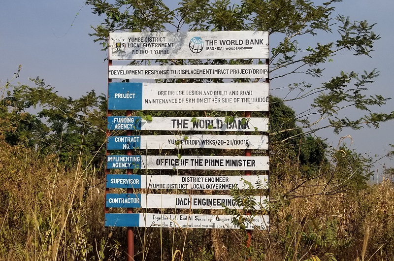 The Ore Bridge project signpost. Photo Credit Andrew Cohen Amvesi