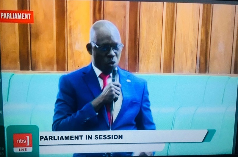 Atima Jackson Lee Buti while representing the people of Arua Central Division on the floor of Parliament recently