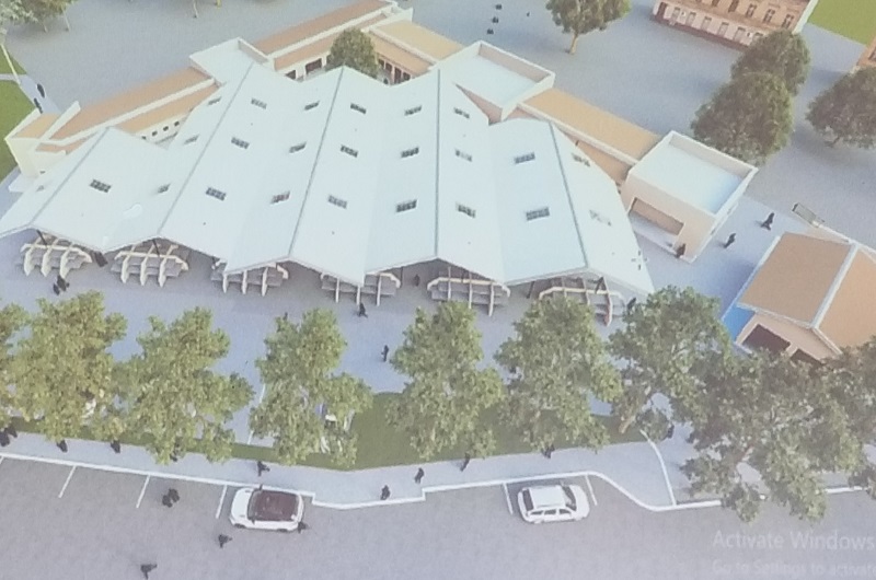 The Architectural Impression of the proposed Onduparaka community market