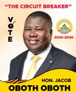 Hon Jacob ObothOboth has stepped down in favour of Capt Mike Mukula