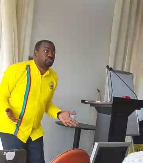 Kakuru addressing Bugisu delegates on Saturday, 21st June, 2025 at Mbale City
