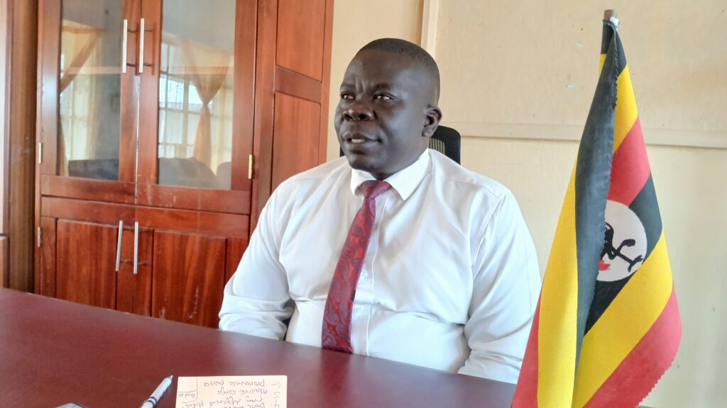 Arua City RCC Salim Kumakech briefing media on Monday on Post NRM primary election