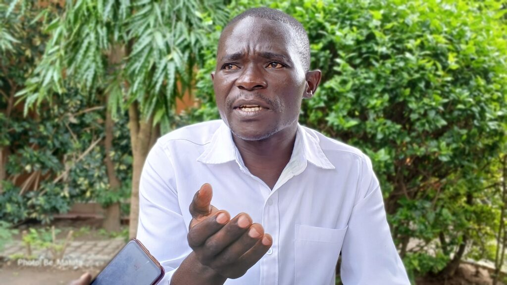 MP Candidate and former UBC TV journalist, Odama Joseph speaking to media on Monday
