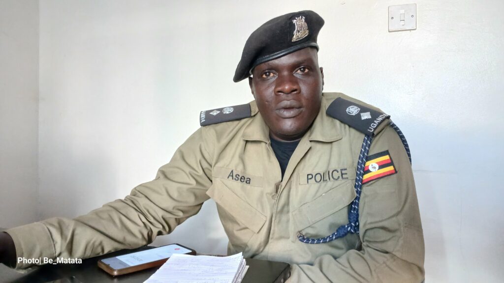 SP Asea Collins speaking to media about the tragic road crush