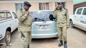 The west nile police team that recoverd the stolen Raum vehicle
