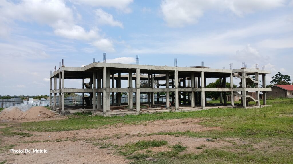 The current state of the Golden Jubilee office block