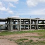 The current state of the Golden Jubilee office block