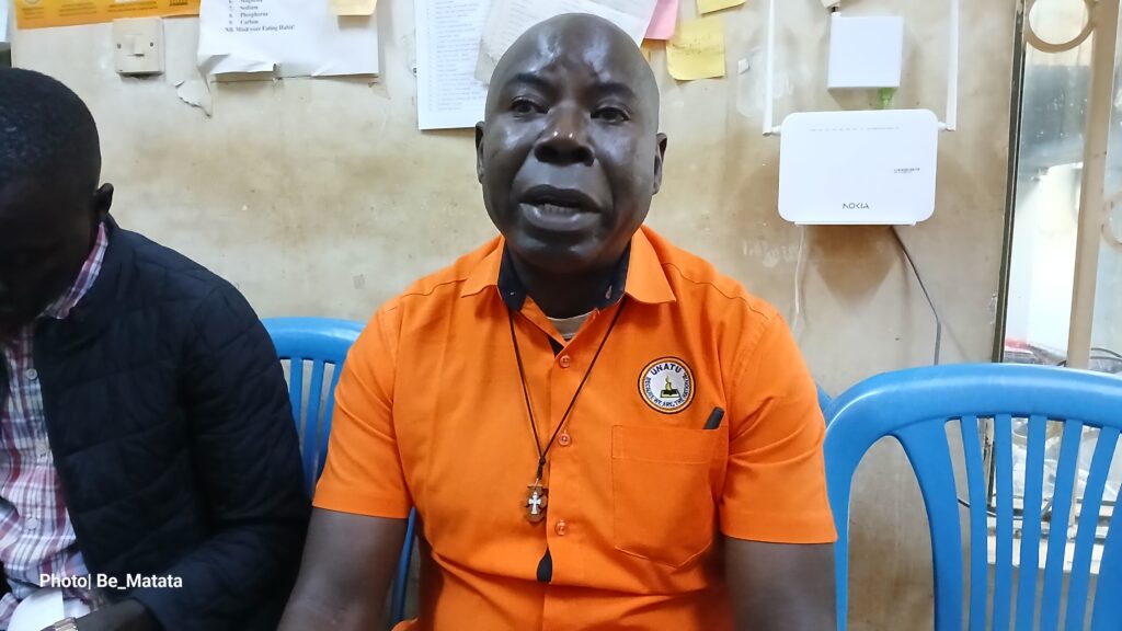 Andama Phillip, the UNATU chairperson for Arua City