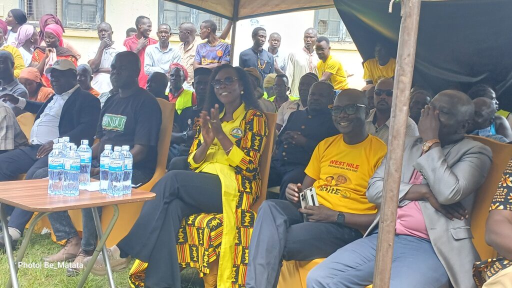 NRM flag bearers and other dignitaries in attendance