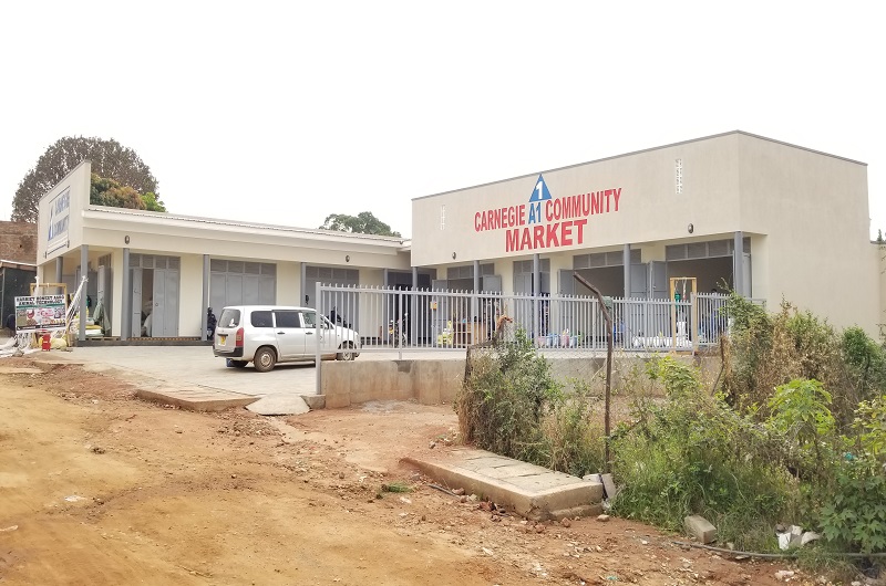 Some of the beautiful establishments of Carnegie A1 community market. Photo Credit, Andrew Cohen Amvesi