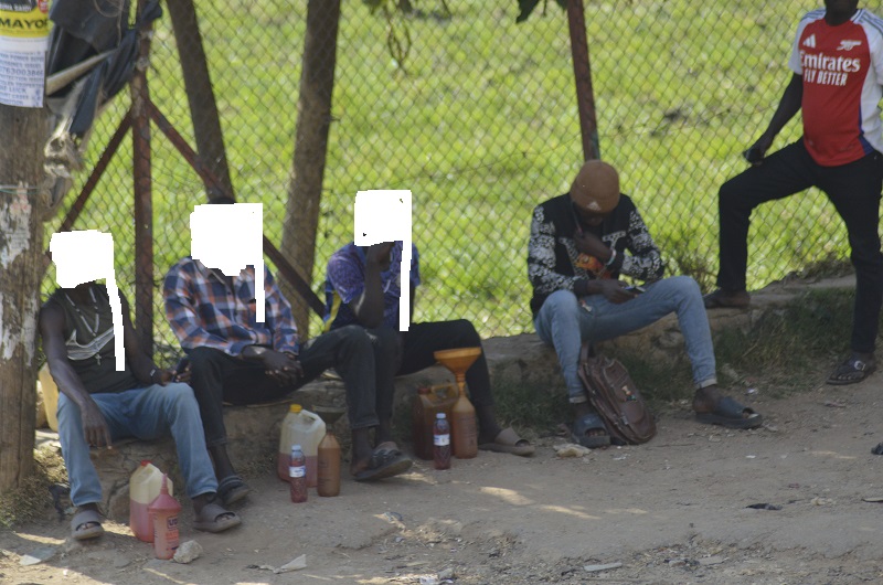 Some of the roadside fuel vendors in West Nile