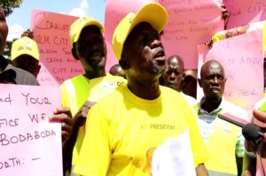 Amaku speaking over their missing money on Tuesday