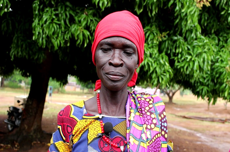 Ezamile's helpless mother, Clara Asanjeru. Photo Credit; Andrew Cohen Amvesi