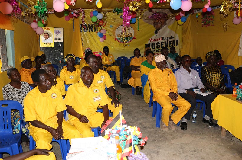 Some of the top SACCO members preparing for the anniversary on Saturday. Photo Credit; Andrew Cohen Amvesi