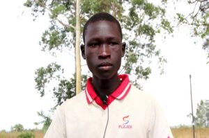 Victor Ezamile who scored aggregate 8 from Nyambiri PS in Koboko district. Photo Credit; Andrew Cohen Amvesi