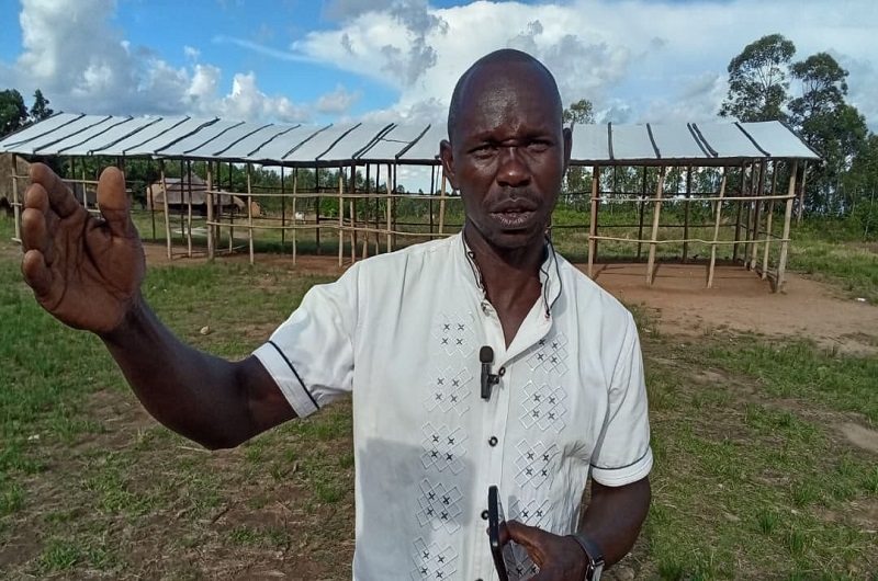 Amos Atiku, the Agaii Town Council Chairperson. Photo Credit; Andrew Cohen Amvesi