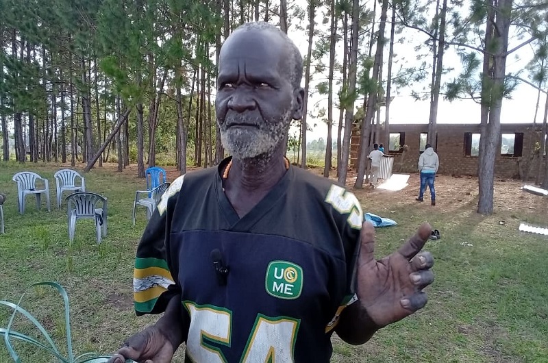 Oduga while speaking to journalists on Thursday. Photo Credit; Andrew Cohen Amvesi