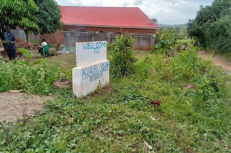 The official boundary between Ayibiri and Ocolini cell. Photo Credit; Andrew Cohen Amvesi