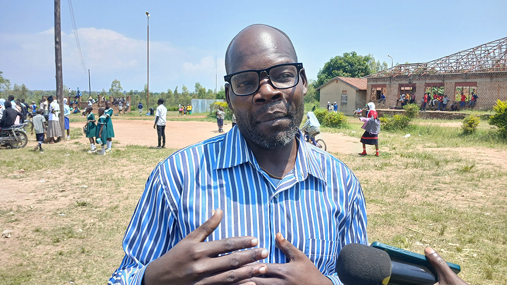 Adiga Ben James, the games teacher at Iklas Nursery and Primary School