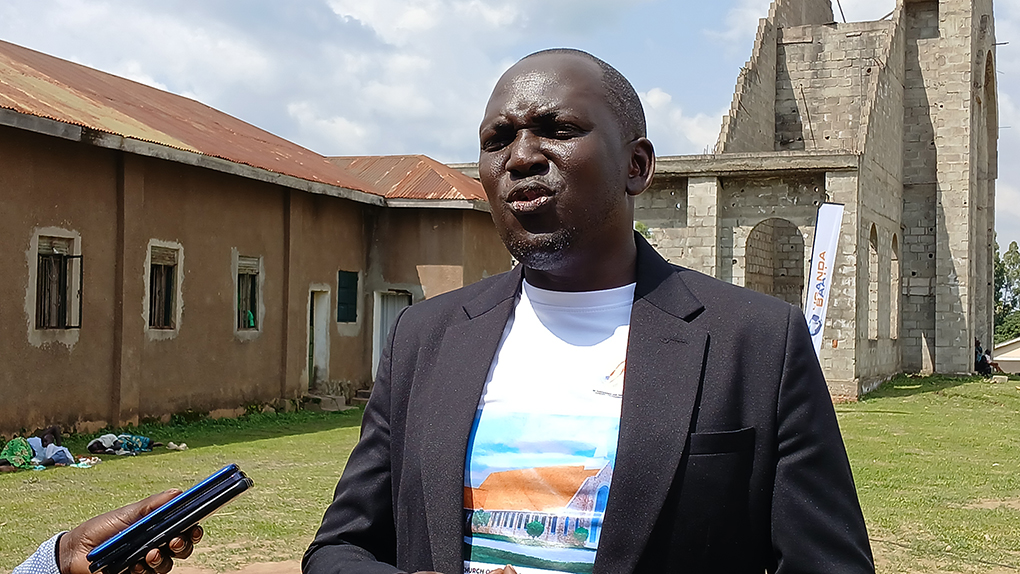 Bongo Patrick, the project chairperson for the multibillion St. Paul Church of Uganda Sanctuary