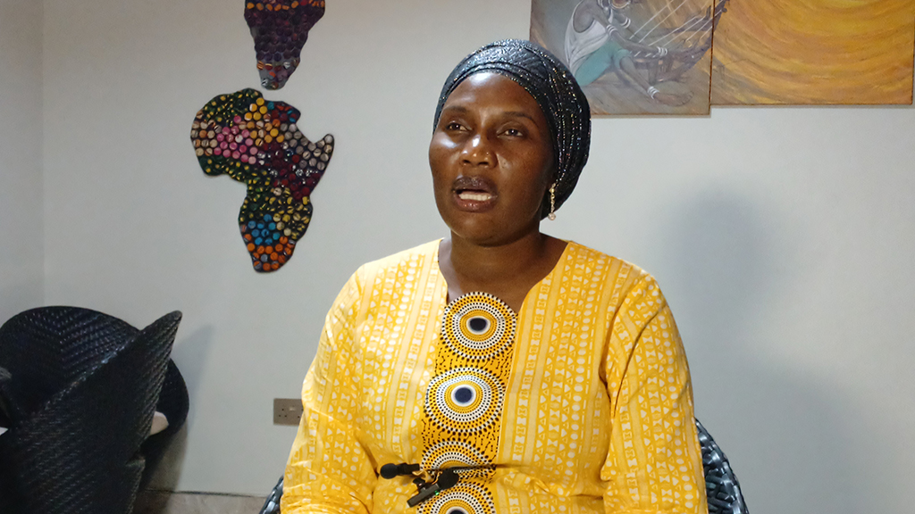 Hajjat Medina Naham Ojale, the NRM director for finance, planning and administration in an interview after the meeting