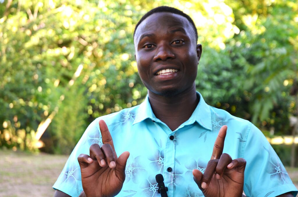 Kaleb Oranga, a 25 year old Nursing Officer and Community worker