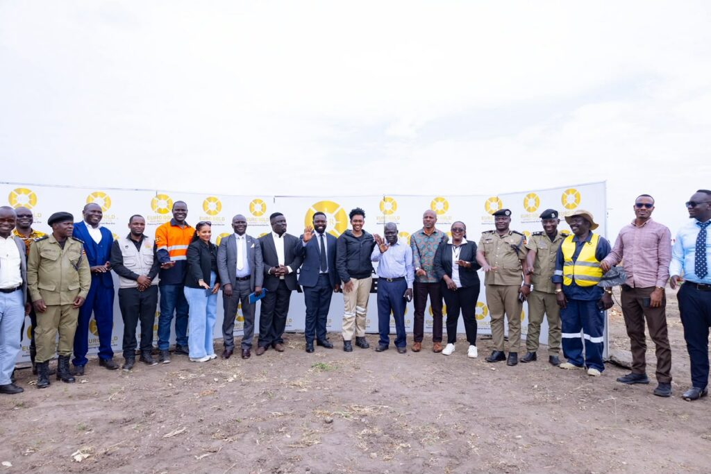 A group photo after the launch with the team from the government and Euro Gold