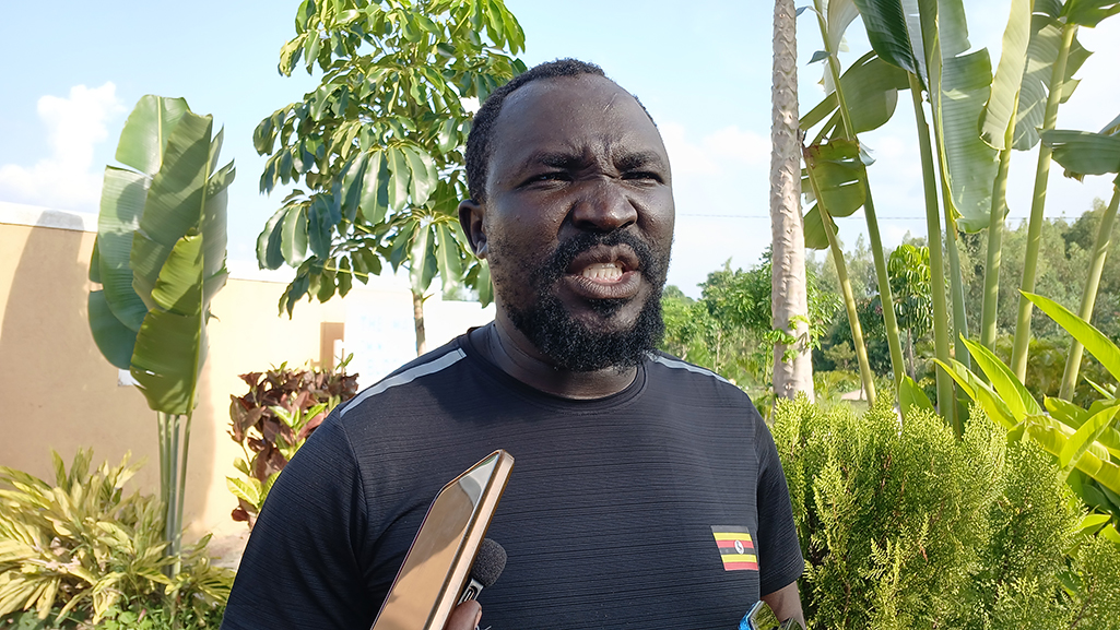 Mawa Maz Jordan, the head coach of Oasis School, sharing his experience in winning the 2026 FEASSA Games and the next step. Photo by Matata Benzamin