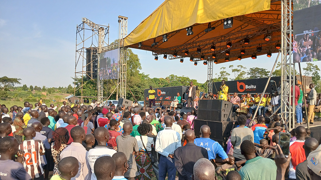 Minister Balaam climaxed the day with anti corruption crusade at Agai Town Council. Photo by Matata Benzamin