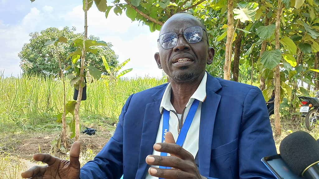 Richard Andama, the accused Executive Director of WE-CAN refuting the allegations and calling for unity. Photo by Matata Benzamin