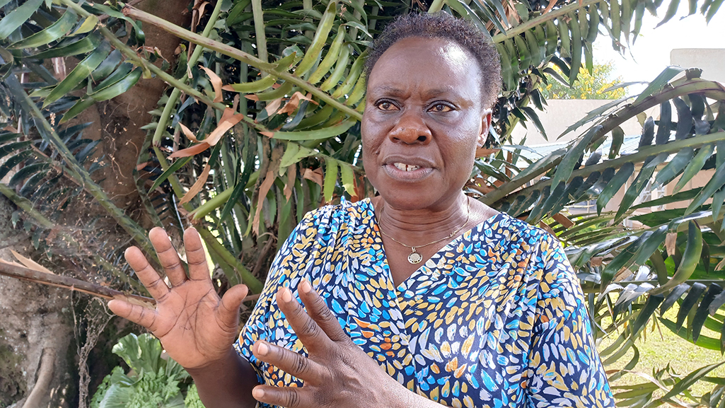 The Academic Registrar of the UNiTE , Dr. Carolyn Kavuma, responding to the plight of the stakeholders about teacher quality and scarcity Photo by Matata Benzamin