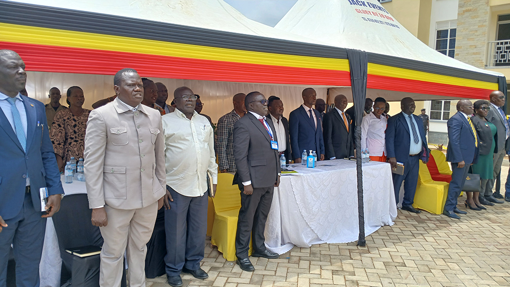 The members of Parliament from West Nile in attendance of the commissioning event. Photo by Matata Benzamin