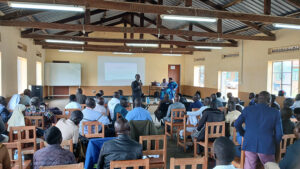 The TVET providers, stakeholders, the foundation bodies representatives, heads of institutions during the Regional Dissemination workshop at Ragem Technical Institute on Thursday.