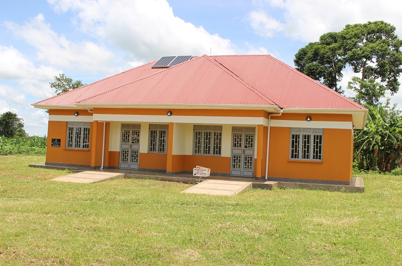 The newly contructed twin staff house under EU-WASH Project at Loro primary school in Oyam district