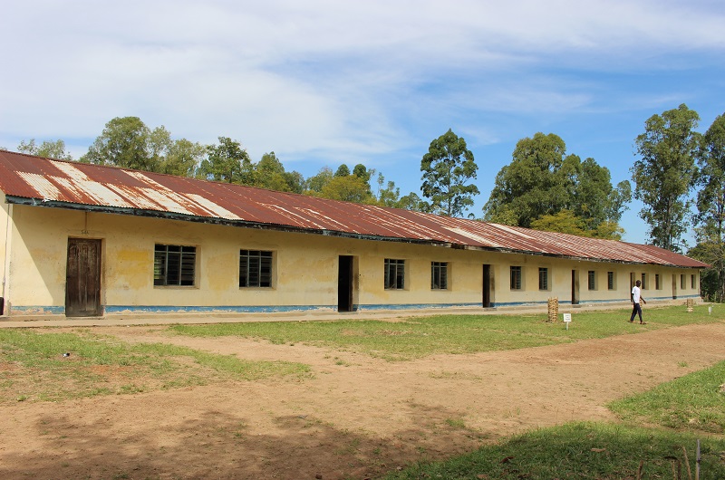 Yivu secondary school Laboratory block which has been turned into classrooms